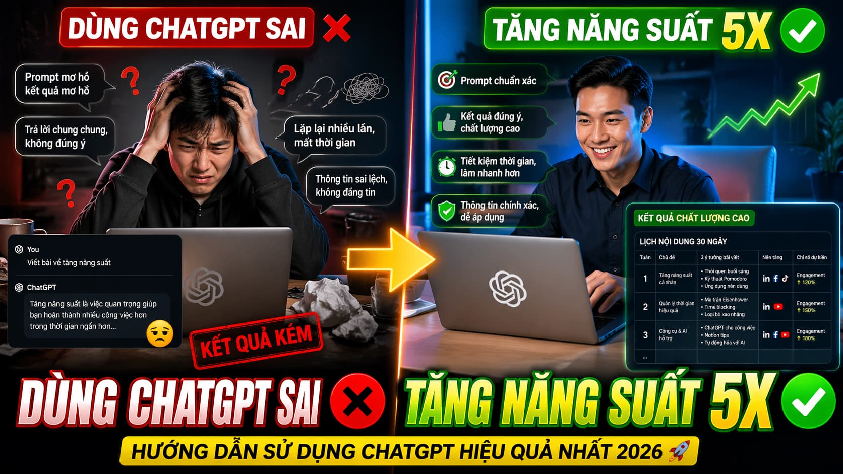 Hướng Dẫn Sử Dụng ChatGPT Tăng Năng Suất Công Việc 2026